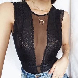 Black Brandy Melville Bodysuit